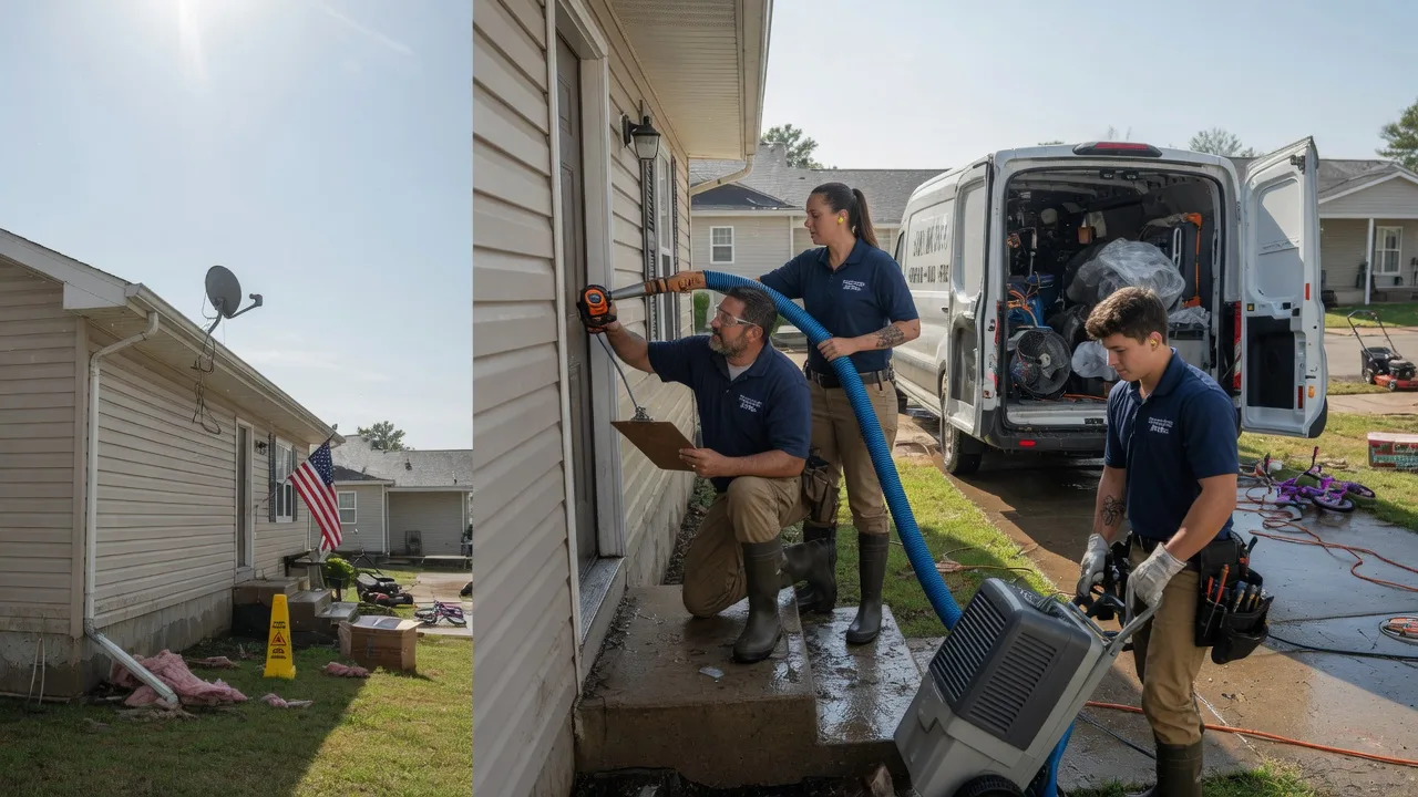 Ceiling Water Damage Restoration in Hudson, WI near me
